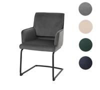 Mendler HWC-N60 - Chaise cantilever - Gris foncé