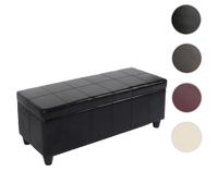 Mendler Kriens tabouret similicuir - Noir