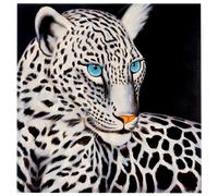 Mendler Léopard blanc - 100x100 cm