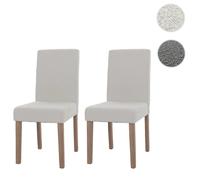 Mendler Littau - Lot de 2 chaises