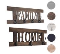 Mendler Lot de 2 vestiaires muraux - Marron
