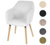 Chaise en bois massif non pliable interieur H. 88 cm blanc