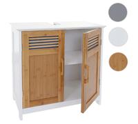 Mendler Meuble sous-lavabo bambou - Marron