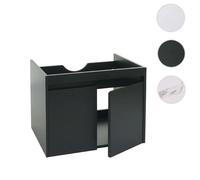 Mendler Meuble Sous-lavabo L86 Noir