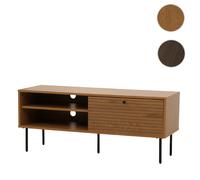 Mendler Meuble TV métal et bois - Naturel