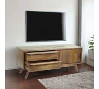 Mendler Meuble TV scandinave - Marron