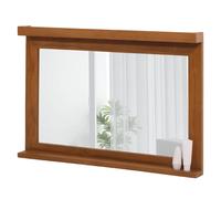 Mendler Miroir mural en teck - Marron