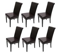 Mendler Novara II - Lot de 6 Chaises - Brun