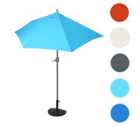 Mendler Parasol déporté hémicycle - Turquoise