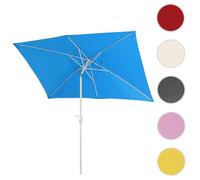 Mendler Parasol déporté rectangulaire - Bleu