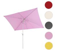 Mendler Parasol déporté rectangulaire - Lilas