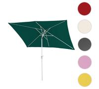 Mendler Parasol déporté rectangulaire - Vert