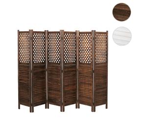 Mendler Paravent - 170x245 cm - Bois de paulownia