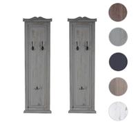 Mendler Patère murale porte-manteaux - Gris
