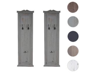 Mendler Patère murale porte-manteaux - Gris
