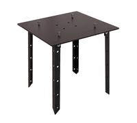 Plaque De Base Pour Parasol Xxl Hwc-D20, A96 Et Meran Pro, Métal 24kg Noir