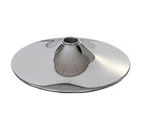 Mendler Plateau de Sol pour Tabouret de Bar chromé Ø 38,5cm