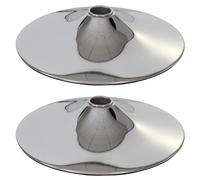 Mendler 2X Plateau de Sol pour Tabouret de Bar Chrome Ø 41cm