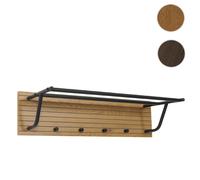 Mendler Porte-manteau mural - Naturel