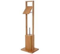 Mendler Porte-serviettes sur pied - Marron