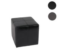 Mendler Pouf Dé Onex - Cuir Noir