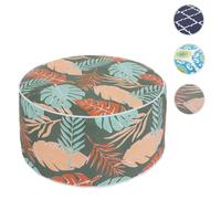 Mendler Pouf gonflable cylindrique - Multicolore