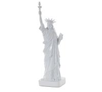 Figure, Sculpture Décorative / Statue De La Liberté, New York, Usa / Polyresin 40cm Blanc