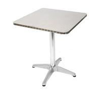 Mendler Table à manger pliante 10 personnes - Argenté