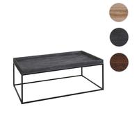 Mendler Table basse métal et bois