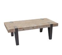 Mendler Table basse rectangulaire - Marron