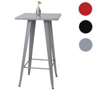 Mendler Table haute carrée - Gris