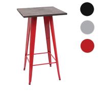 Mendler Table haute d'appoint - Rouge