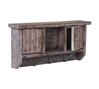 Mendler Tableau des clés HWC-A48 Style Shabby Chic Marron
