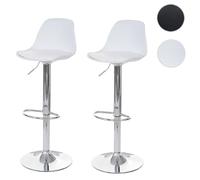Mendler Tabouret de bar - Blanc