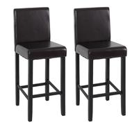 Mendler tabouret de bar cuir - Marron
