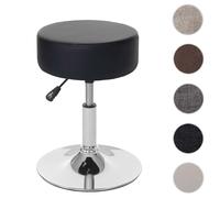 Mendler Tabouret de bar pivotant - Noir