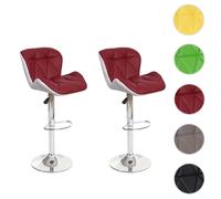 Mendler Tabouret de bar relevable - Bordeaux