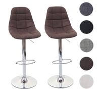 Mendler Tabouret de bar vintage - Brun