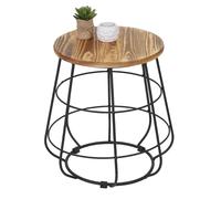 Mendler Tabouret design bois - Naturel