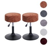 Mendler Tabourets pivotants - Orange
