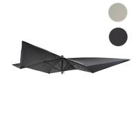 Mendler Housse de rechange pour parasol HWC-A37 3x3 m (Ø4,24 m) polyester anthracite