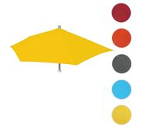 Mendler Toile de Rechange pour Parasol Semi-Circulaire Parla 270cm UV 50+ 3kg Jaune
