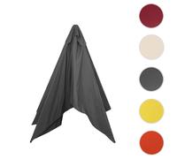 Mendler Housse de rechange pour parasol Florida 2x3 m – Parasol en bois – Anthracite