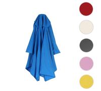 Mendler Housse de rechange pour parasol N23 2x3 m rectangulaire tissu 4,5 kg UV 50+ Bleu