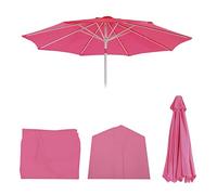 Housse de rechange pour parasol N18, housse de rechange pour parasol, Ø 2,7 m, tissu/textile ~ rose