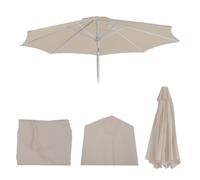Mendler Parasol rond centré - Crème