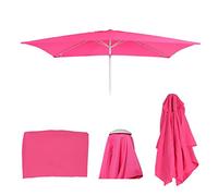 Mendler Housse de rechange pour parasol N23 2x3m rectangulaire tissu 4,5kg UV 50+ Rose