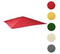 Mendler Housse de rechange pour parasol déporté HWC-A96 3 x 4 m (Ø5 m) polyester 3,5 kg Rouge