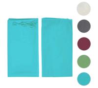 Mendler Housse de rechange pour toit de pergola Baia 3x3m Turquoise-Bleu