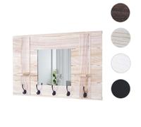 Mendler Vestiaire mural avec miroir - Brun